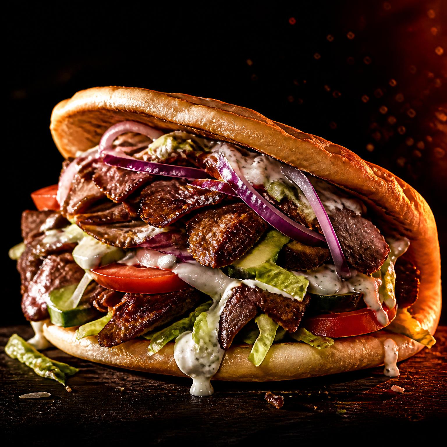 Familienangebot: 2 Döner, 2 Getränke und Pommes
